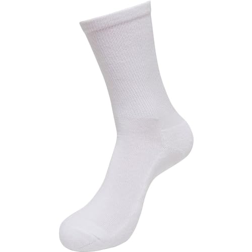 Build Your Brand Unisex Socken Crew Socks, Farbe white, Größe 39-42 von Build Your Brand