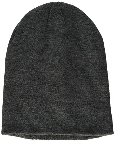 Build Your Brand Unisex kraftig strik Beanie Hat, charcoal, Einheitsgröße EU von Build Your Brand