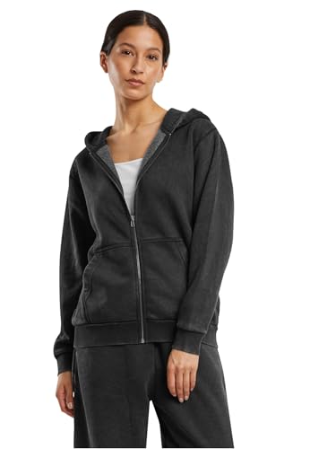 Build Your Brand Vintage Heavy Full Zip Sweatshirt M von Build Your Brand