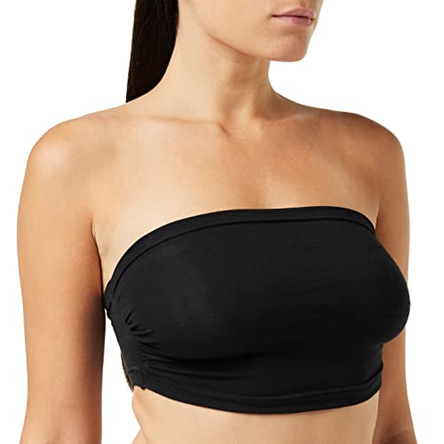 Build Your Brand Womens BY017-Ladies Bandeau Base Layer, Black, XS von Build Your Brand