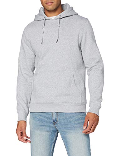 Build Your Brand mens Premium Hoody Hooded Sweatshirt, heather grey, M von Build Your Brand