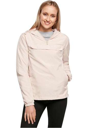 Build Your Brand Ladies Basic Pull Over Jacket, Light pink, L von Build Your Brand