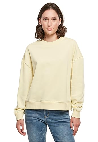 Build your Brand Damen BY212-Ladies Oversized Crewneck Sweatshirt, softyellow, L von Build Your Brand