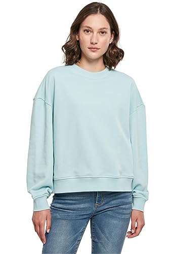 Build Your Brand Damen Ladies Oversized Crewneck Sweatshirt, Oceanblue, 36 von Build Your Brand