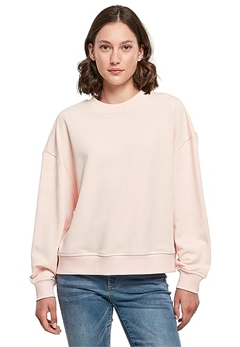 Build Your Brand Damen Sweatshirt Ladies Oversized Crewneck pink XL von Build Your Brand