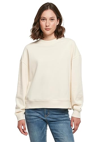 Build Your Brand Damen Sweatshirt Ladies Oversized Crewneck whitesand M von Build Your Brand