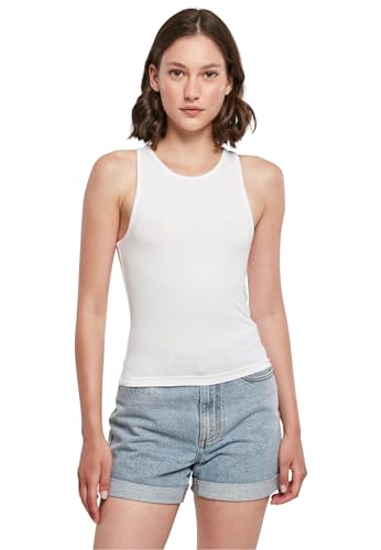 Build Your Brand Damen BY208-Ladies Racer Back Top Trägershirt/Cami Shirt, White, L von Build Your Brand