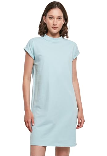 Build Your Brand Damen BY101-Ladies Turtle Extended Shoulder Dress Kleid, Oceanblue, XS von Build Your Brand