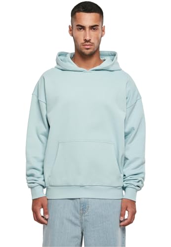 Build Your Brand Herren Kapuzenpullover Ultra Heavy Cotton Box Hoody Oceanblue S von Build Your Brand