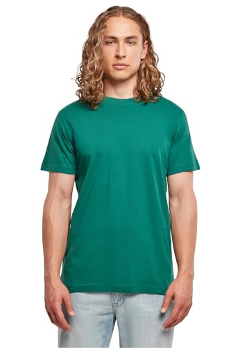 Build Your Brand Herren BB010-Basic Round Neck T-Shirt, Green, S von Build Your Brand