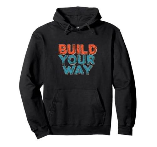 Build Your Way Speech Emblem für Erwachsene und Kinder Pullover Hoodie von Build your Way