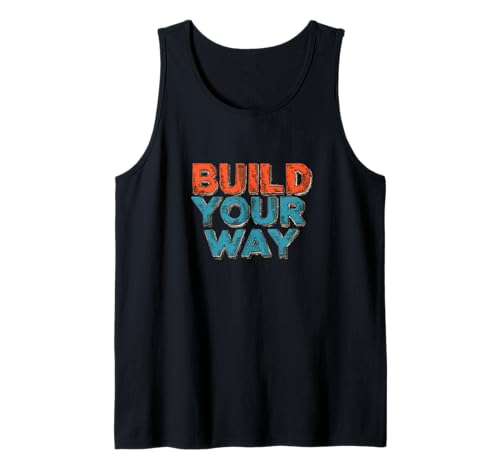 Build Your Way Speech Emblem für Erwachsene und Kinder Tank Top von Build your Way
