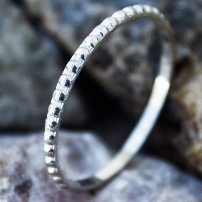 Dünner Bandring - Stapelring Aus 925Er Silber von BuildaStack