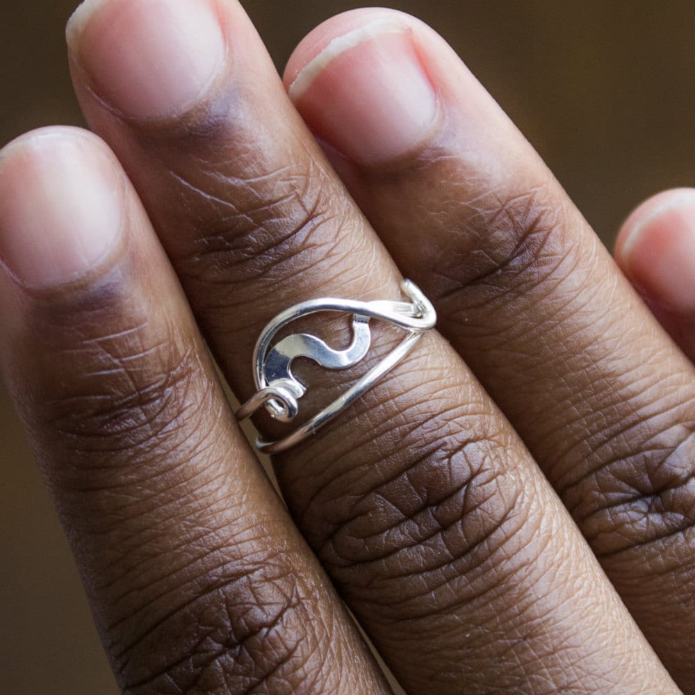 Silberne Knuckle Ring Sterling Silber Midi-Ring Über Dem Knöchel Einstellbar Midi Silberne Knuckle Ring Sterling Silber Midi-Ring Über Dem Knöchel Einstellbar Midi von BuildaStack
