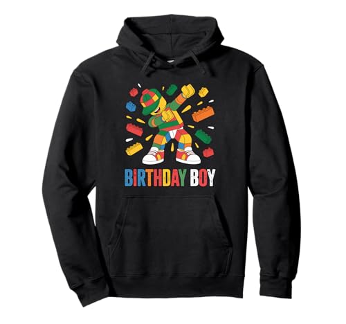 Birthday Boy Dabbing Master Builder Blocks Bricks Geburtstag Pullover Hoodie von Builder Birthday Boy