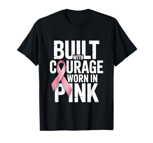 Kampf gegen Brustkrebs Mama Mädchen Frauen Brustkrebs Monat T-Shirt Kampf gegen Brustkrebs Mama Mädchen Frauen Brustkrebs Monat T-Shirt von Built With Courage Worn in Pink