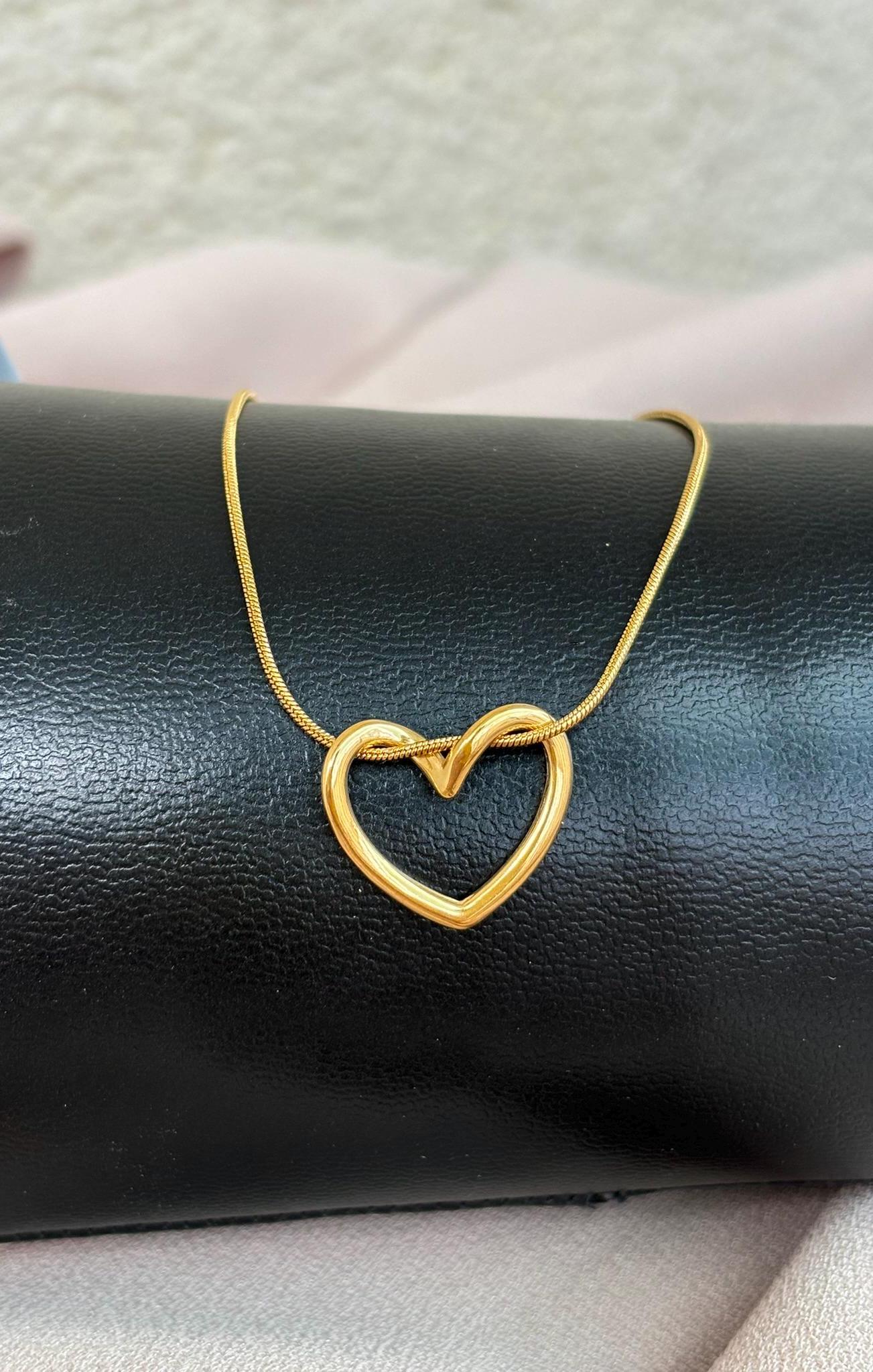 Edelstahl Herz Basic Zeitlose Halskette von BuinJewellery