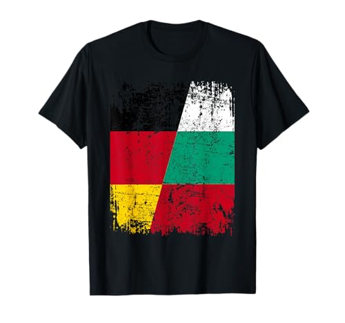 BULGARIEN DEUTSCHLAND Flagge | Damen Herren Kinder Bulgarien T-Shirt von Bulgaria Family Shop