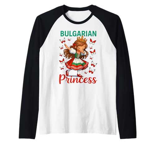 Bulgarische Prinzessin Dabbing Girl Cute Bulgaria Pride für Kinder Raglan von Bulgaria Heritage Present Outfit Ideas for Girls