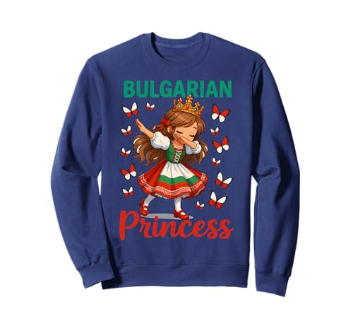 Bulgarische Prinzessin Dabbing Girl Cute Bulgaria Pride für Kinder Sweatshirt von Bulgaria Heritage Present Outfit Ideas for Girls