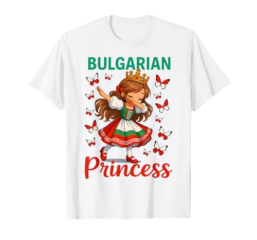 Bulgarische Prinzessin Dabbing Girl Cute Bulgaria Pride für Kinder T-Shirt von Bulgaria Heritage Present Outfit Ideas for Girls