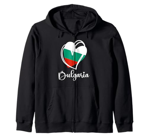 Patriotische Bulgarien Niedliches Herz Bulgarische Flagge Mädchen Kinder Kapuzenjacke Patriotische Bulgarien Niedliches Herz Bulgarische Flagge Mädchen Kinder Kapuzenjacke von Bulgarian Bulgaria Flag Designs