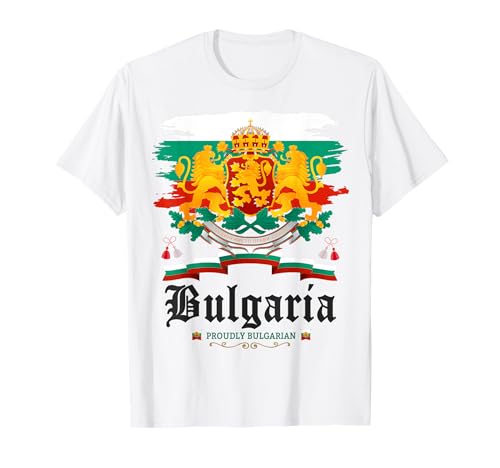 Bulgarien-Flaggen-Outfit-Idee für Frauen & Neuheit bulgarische Flagge T-Shirt von Bulgarian Flag Accessories Ideas For Kids