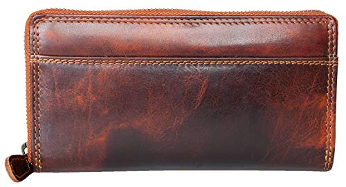 Bull Burry Metall-Reißverschluss-Brieftasche Tasche für das ganze Telefon aus einem starken echten Rindsleder Bull Burry Metall-Reißverschluss-Brieftasche Tasche für das ganze Telefon aus einem starken echten Rindsleder von Bull Burry