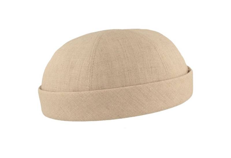 Bullani Baskenmütze randloses Docker Cap aus 100% Leinen von Bullani