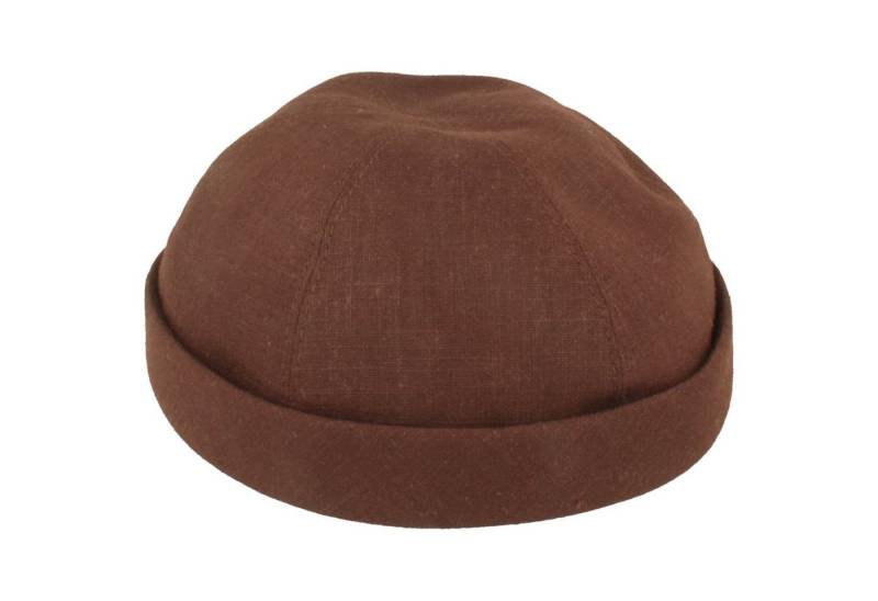 Bullani Baskenmütze randloses Docker Cap aus 100% Leinen von Bullani