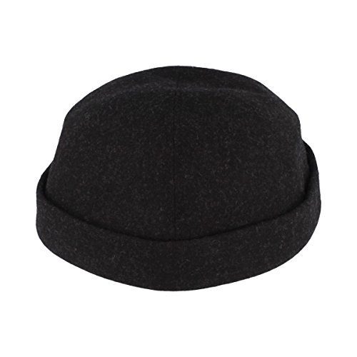 Bullani Docker-Cap Docker-Mütze Seemannsmütze aus 100% Wolle Bequem Hautverträglich 64 anthrazit Bullani Docker-Cap Docker-Mütze Seemannsmütze aus 100% Wolle Bequem Hautverträglich 64 anthrazit von Bullani
