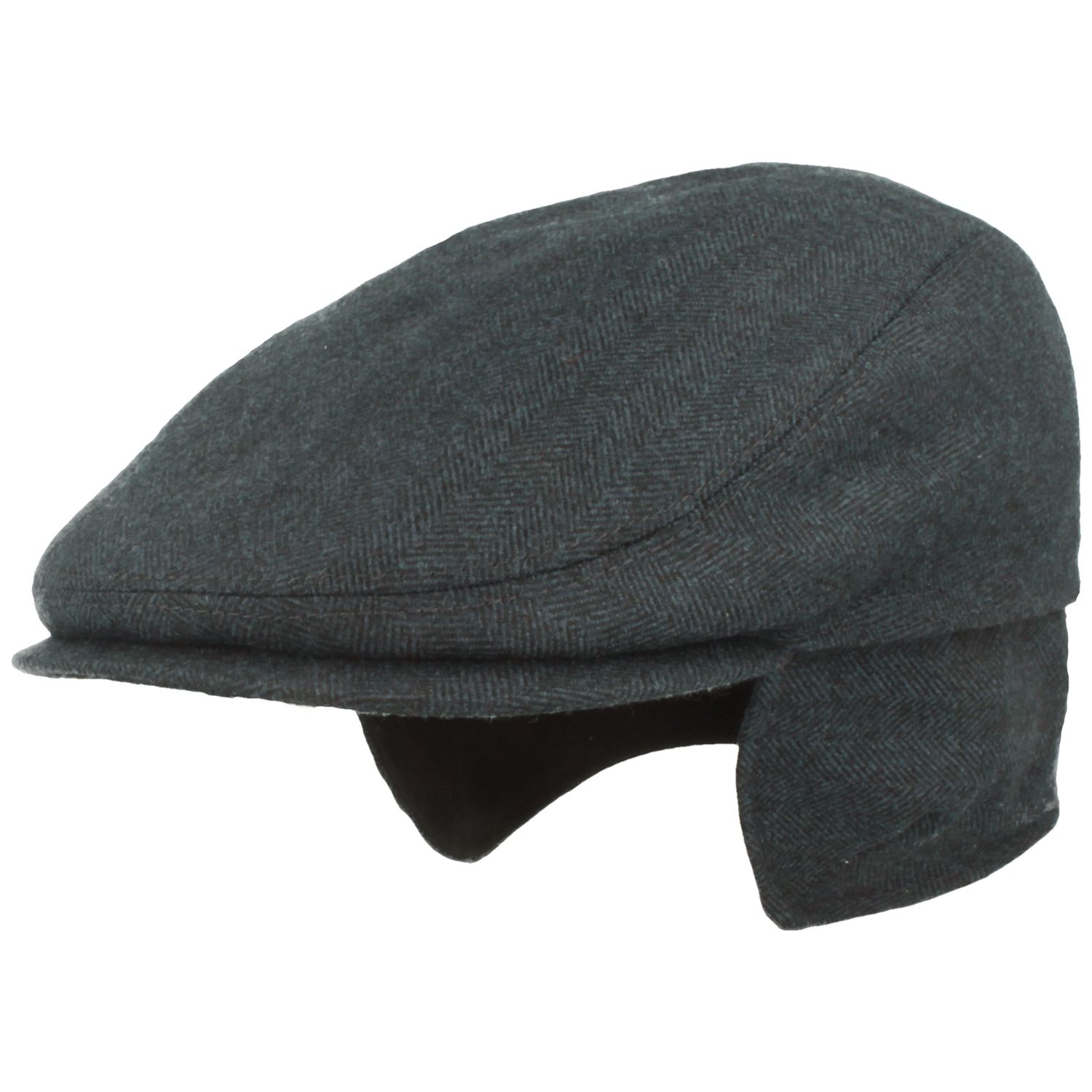 Bullani Flatcap Schiebermütze mit Ohrenklappen 100% Kaschmir von Bullani