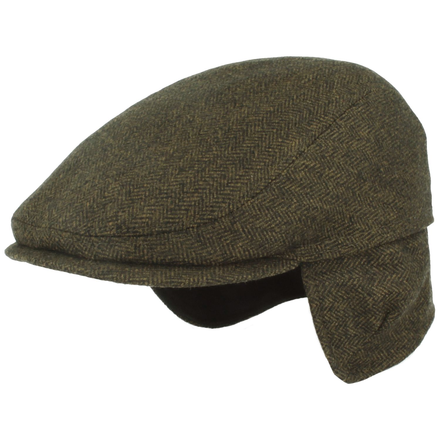 Bullani Flatcap Schiebermütze mit Ohrenklappen 100% Kaschmir von Bullani