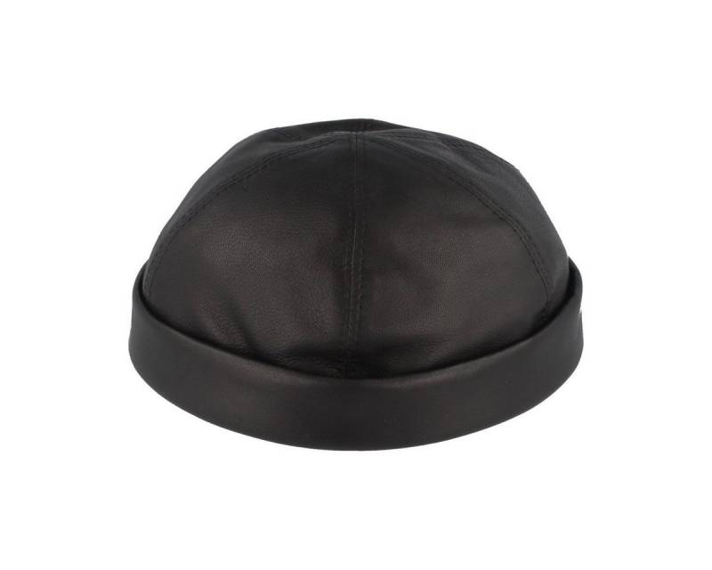 Bullani Schiebermütze Dockercap aus echtem Leder von Bullani