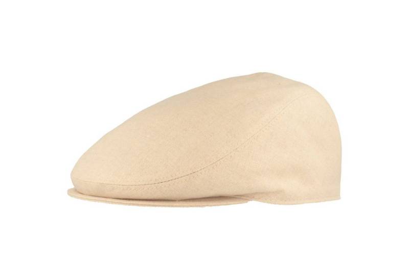 Bullani Schiebermütze knautschbare Flatcap aus 100% Leinen von Bullani