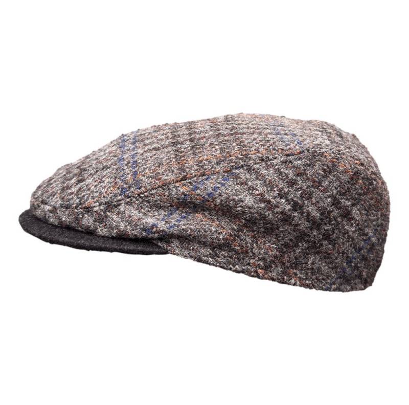 Bullani Schirmmütze Bullani Sportmütze Harris Tweed Karo mit Ohrenklappen von Bullani