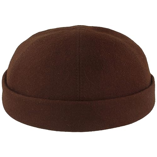 Docker-Cap Docker-Mütze Seemannsmütze aus 100% Wolle Bequem Hautverträglich 57 Braun Docker-Cap Docker-Mütze Seemannsmütze aus 100% Wolle Bequem Hautverträglich 57 Braun von Bullani