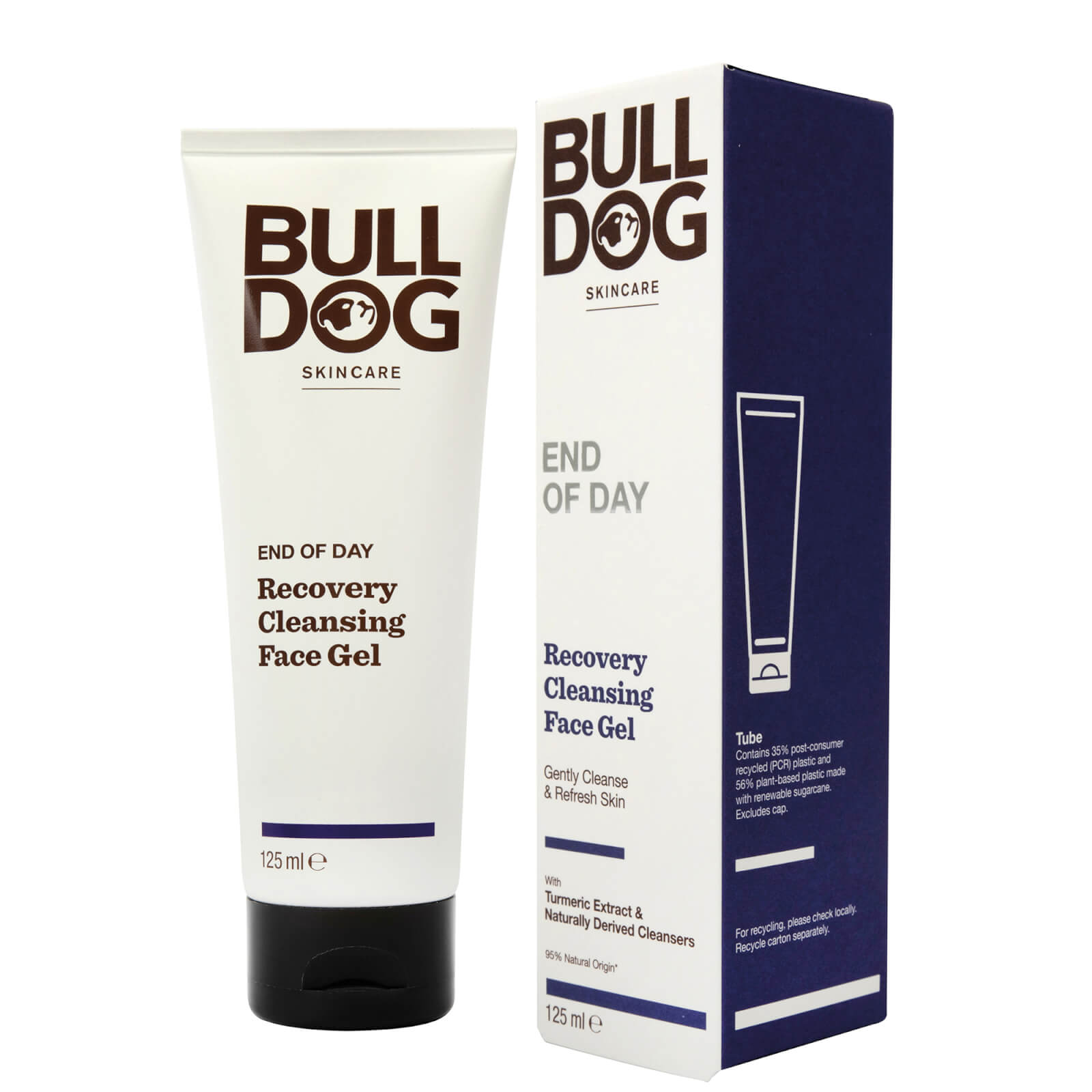 Bulldog End of Day Recovery Cleansing Gel 125ml von Bulldog Skincare for Men