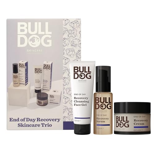 Bulldog Skincare Geschenkset für Herren | Advanced End of Day Trio von BULLDOG