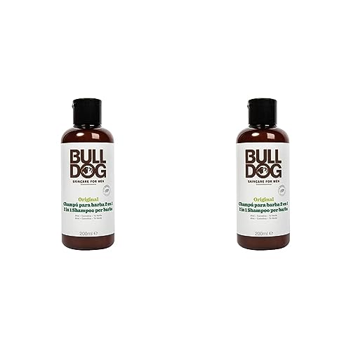 Bulldog Original Bartshampoo & Conditioner Herren, 2er Pack (1 x 200 ml) von BULLDOG