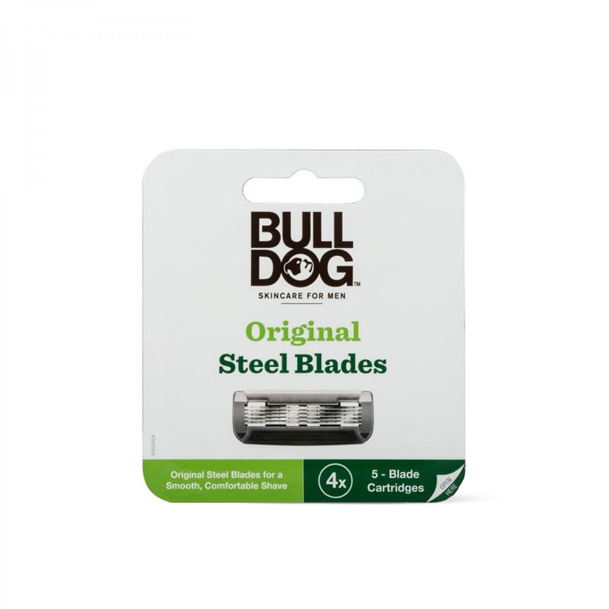 Bulldog Original Rasierklingen Stahl 4er Pack von Bulldog