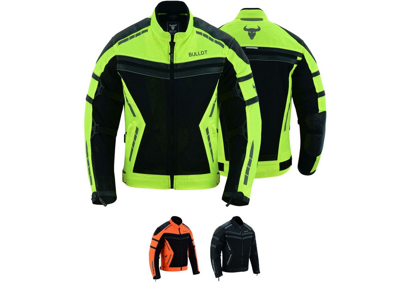 BULLDT Motorradjacke BLD323J BULLDT Motorradjacke Sommer Tech Mesh Jacke von BULLDT