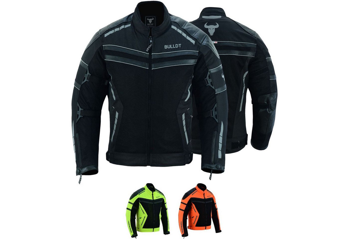 BULLDT Motorradjacke BLD323J BULLDT Motorradjacke Sommer Tech Mesh Jacke von BULLDT