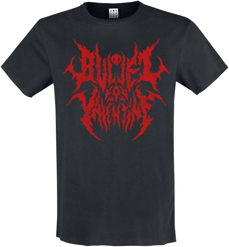 Bullet For My Valentine Amplified Collection - Black Metal Font T-Shirt schwarz in L von Bullet For My Valentine