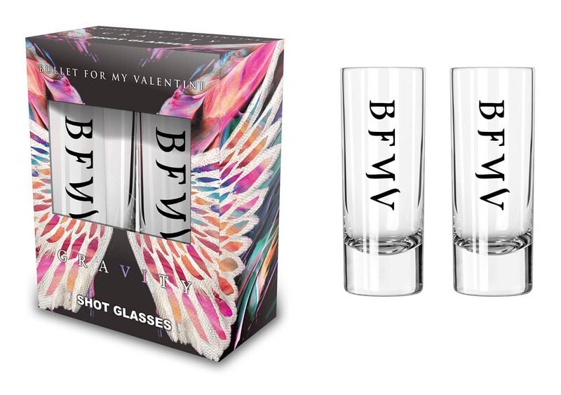 Bullet For My Valentine Gravity Schnapsglas-Set klar von Bullet For My Valentine