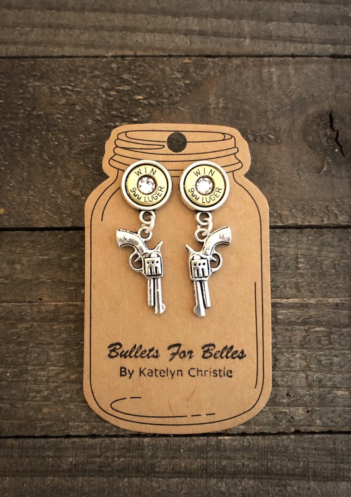 Kugel Ohrringe, Kugel Schmuck, Runde Revolver, Einfache Ohrringe Kugel Ohrringe, Kugel Schmuck, Runde Revolver, Einfache Ohrringe von BulletsForBelles