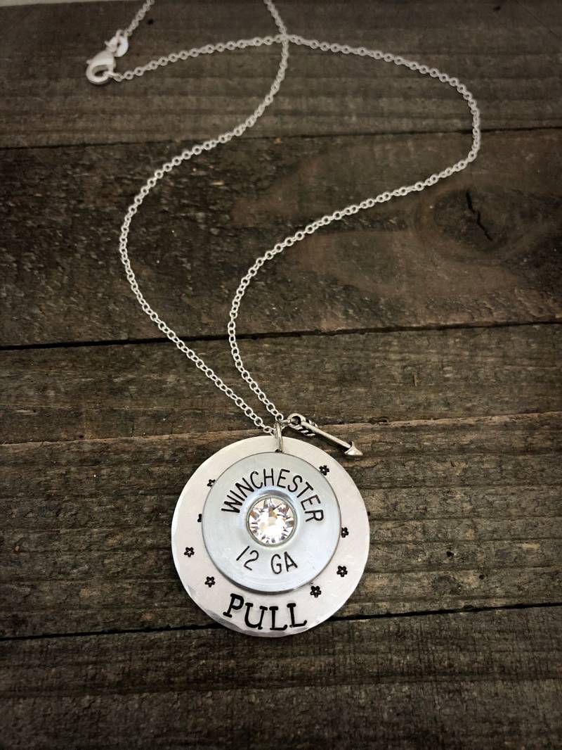 Patronen-Halskette, Pull 12 Gauge Halskette Patronen-Halskette, Pull 12 Gauge Halskette von BulletsForBelles