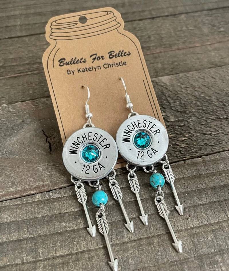 Traumfänger Baumeln Ohrringe, Kugel Dreamcatcher Ohrringe Traumfänger Baumeln Ohrringe, Kugel Dreamcatcher Ohrringe von BulletsForBelles