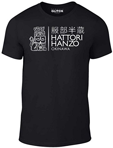 Reality Glitch Herren Hattori Hanzo T-Shirt (Schwarz, X-Large) von Reality Glitch
