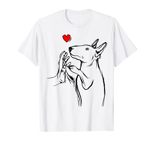 Bullterrier Hunde Mama Liebe Frauchen Hunde T-Shirt von Bullterrier Hunde & Welpen Geschenkideen